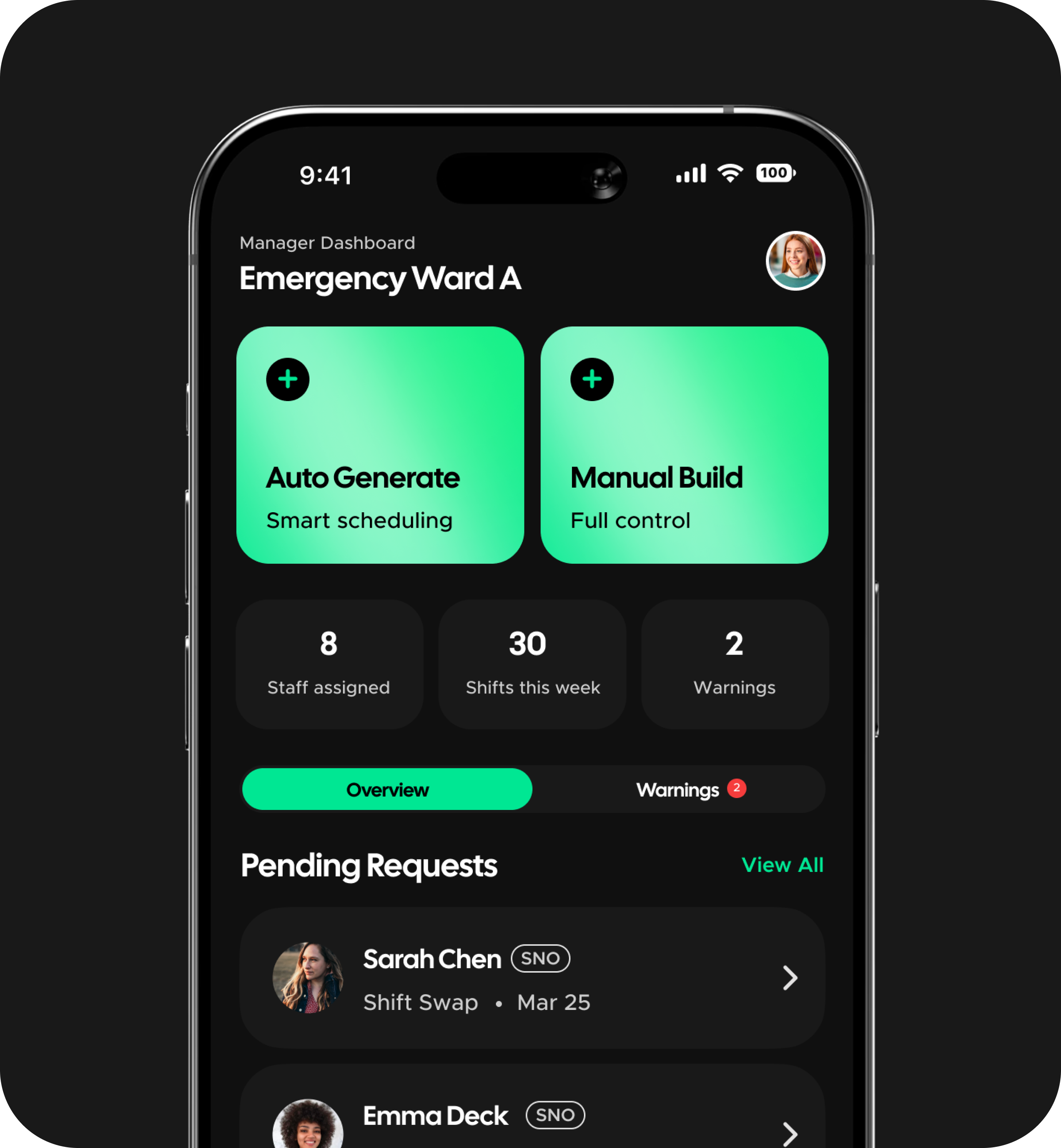 Smart Staff Scheduling